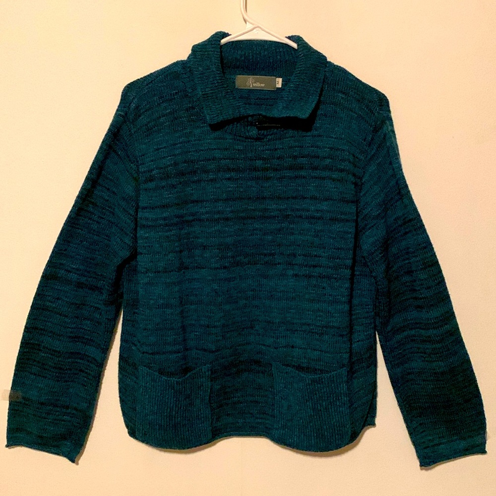 Willow Women’s Heather Blue Knit Sweater
